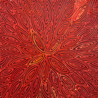 Aboriginal Artwork by Reanne Nampijinpa Brown, Pamapardu Jukurrpa (Flying Ant Dreaming) - Warntungurru, 30x30cm