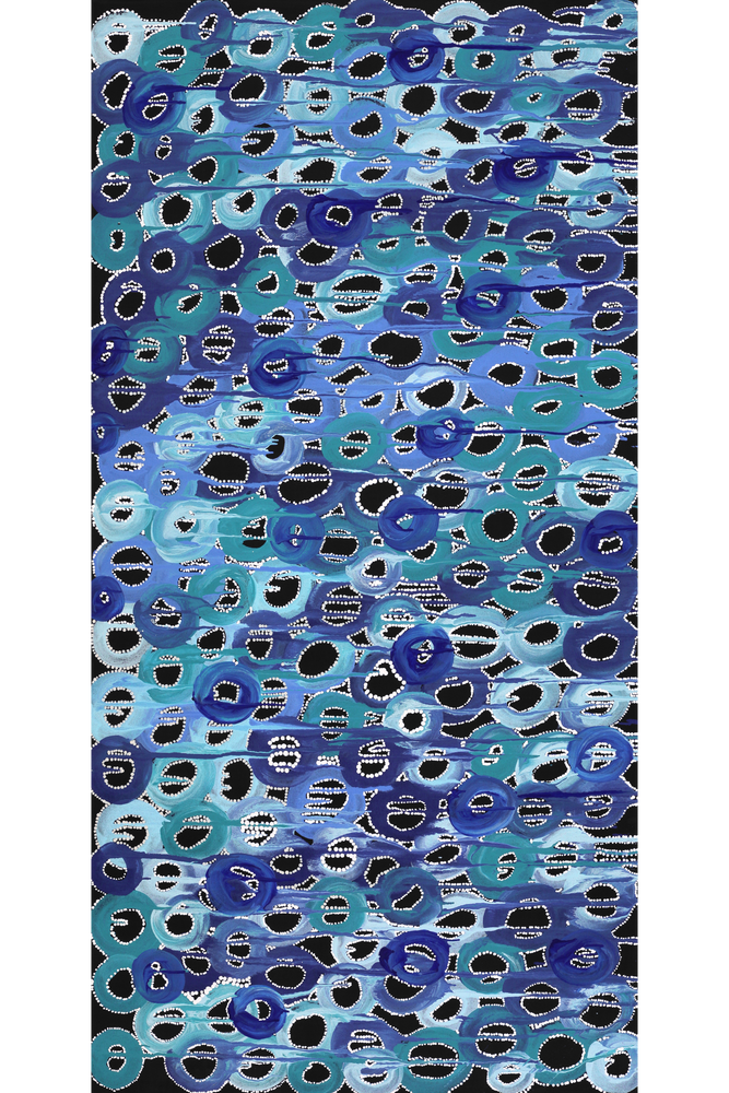 Aboriginal Artwork by Renae Nelson, Mamungari, 122x61cm