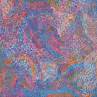 Aboriginal Artwork by Renae Nelson, Mamungari, 122x76cm