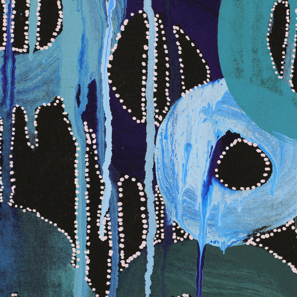 Aboriginal Artwork by Renae Nelson, Mamungari, 200x122cm