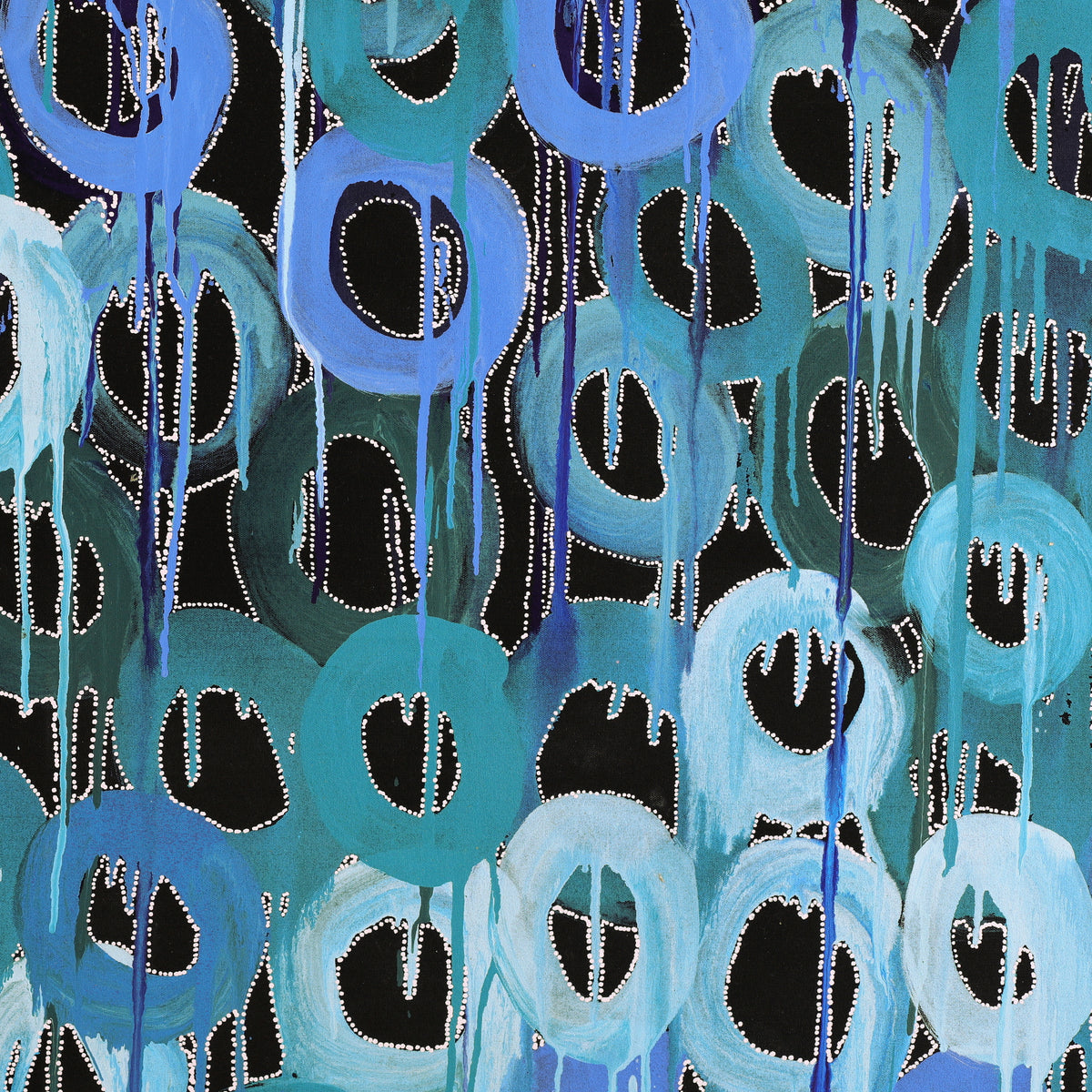 Aboriginal Artwork by Renae Nelson, Mamungari, 200x122cm