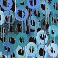 Aboriginal Artwork by Renae Nelson, Mamungari, 200x122cm