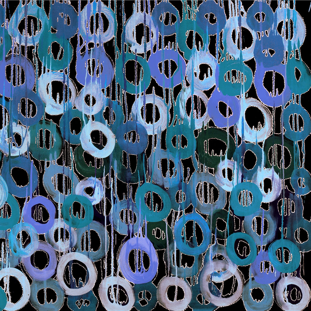 Aboriginal Artwork by Renae Nelson, Mamungari, 200x122cm