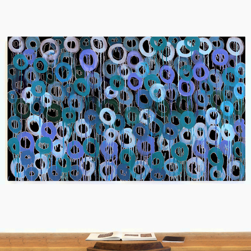 Aboriginal Artwork by Renae Nelson, Mamungari, 200x122cm