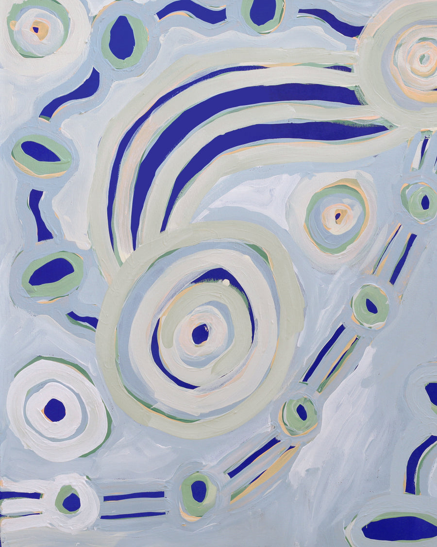 Renita Stanley, Minyma Kutjara Wingellina, 91x76cm
