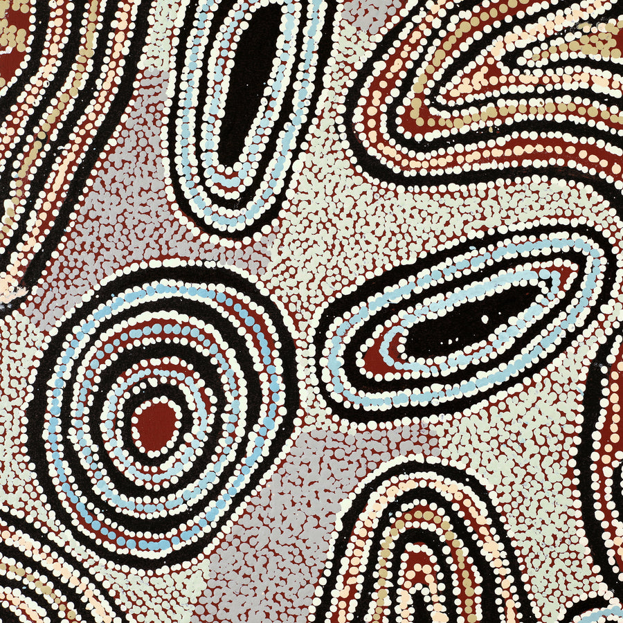 Aboriginal Artwork by Renita Stanley, Minyma Kutjara(near Ernabella), 92x92cm