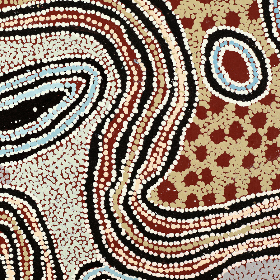 Aboriginal Artwork by Renita Stanley, Minyma Kutjara(near Ernabella), 92x92cm