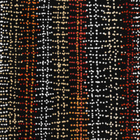 Aboriginal Artwork by Reanne Nampijinpa Brown, Pamapardu Jukurrpa (Flying Ant Dreaming) - Warntungurru, 152x30cm