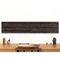 Aboriginal Artwork by Reanne Nampijinpa Brown, Pamapardu Jukurrpa (Flying Ant Dreaming) - Warntungurru, 152x30cm