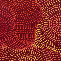 Aboriginal Artwork by Reanne Nampijinpa Brown, Pamapardu Jukurrpa (Flying Ant Dreaming) - Warntungurru, 30x30cm