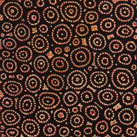 Aboriginal Artwork by Reanne Nampijinpa Brown, Pamapardu Jukurrpa (Flying Ant Dreaming) - Warntungurru, 30x30cm
