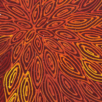 Aboriginal Artwork by Reanne Nampijinpa Brown, Pamapardu Jukurrpa (Flying Ant Dreaming) - Warntungurru, 30x30cm