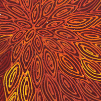 Aboriginal Art by Reanne Nampijinpa Brown, Pamapardu Jukurrpa (Flying Ant Dreaming) - Warntungurru, 30x30cm - ART ARK®