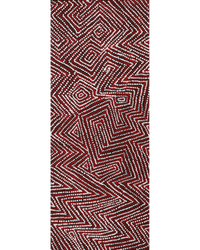 Aboriginal Artwork by Reanne Nampijinpa Brown, Pamapardu Jukurrpa (Flying Ant Dreaming) - Warntungurru, 76x30cm