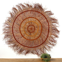 Aboriginal Artwork by Rebecca Buwarr Baker, Woven Mat, 165cm