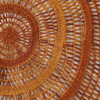 Aboriginal Artwork by Rebecca Buwarr Baker, Woven Mat, 165cm