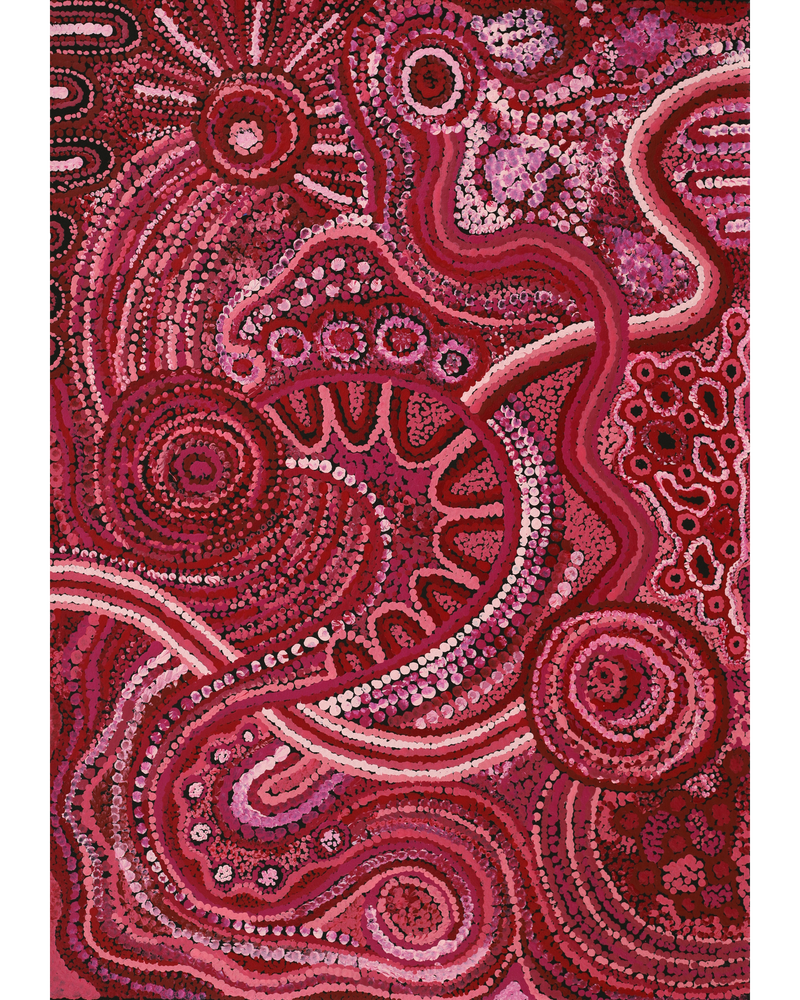 Aboriginal Artwork by Renae Nelson, Ngayuku Ngura, 100x71cm