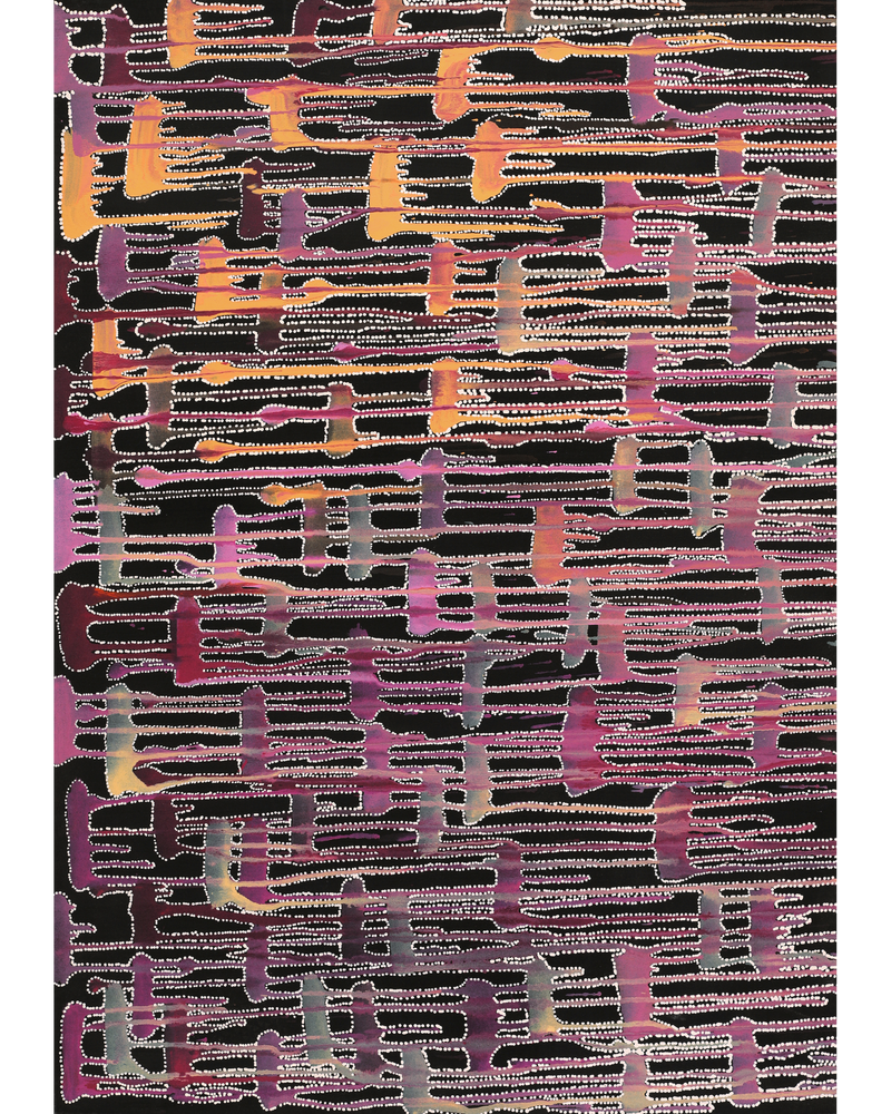 Aboriginal Artwork by Renae Nelson, Mamungari, 102x71cm