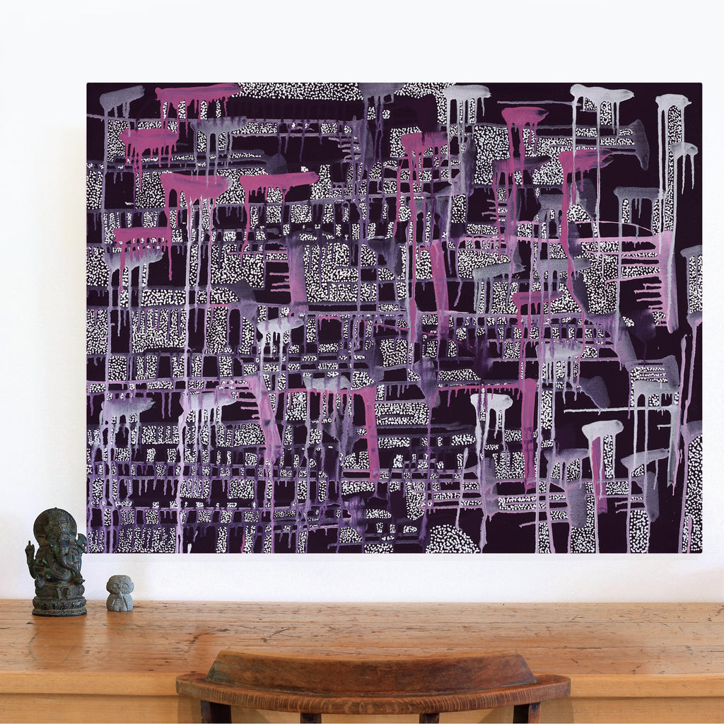 Aboriginal Artwork by Renae Nelson, Mamungari, 101x76cm