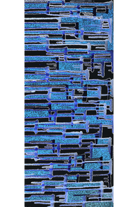 Aboriginal Artwork by Renae Nelson, Mamungari, 107x46cm