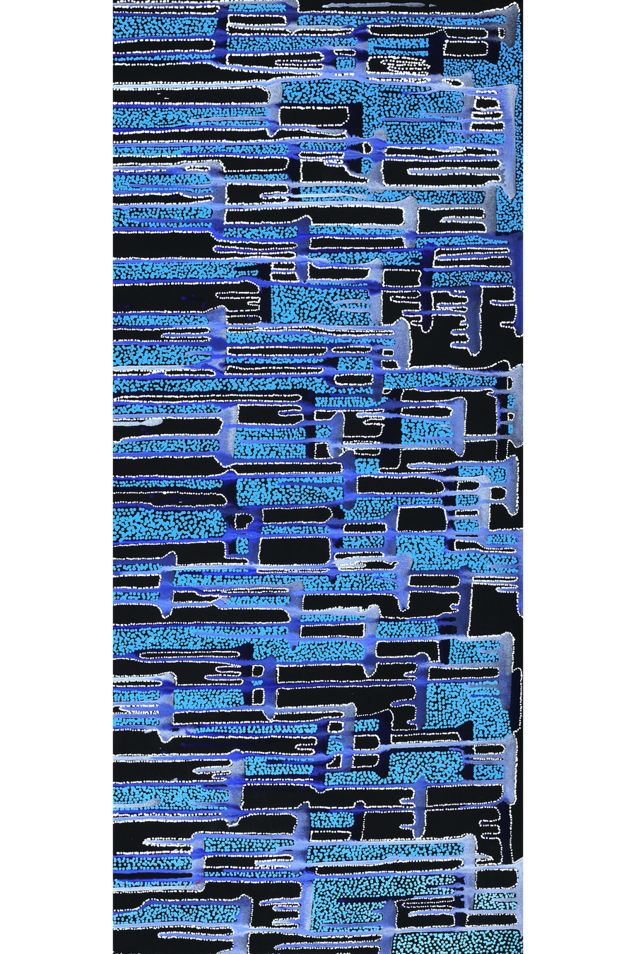 Aboriginal Artwork by Renae Nelson, Mamungari, 107x46cm