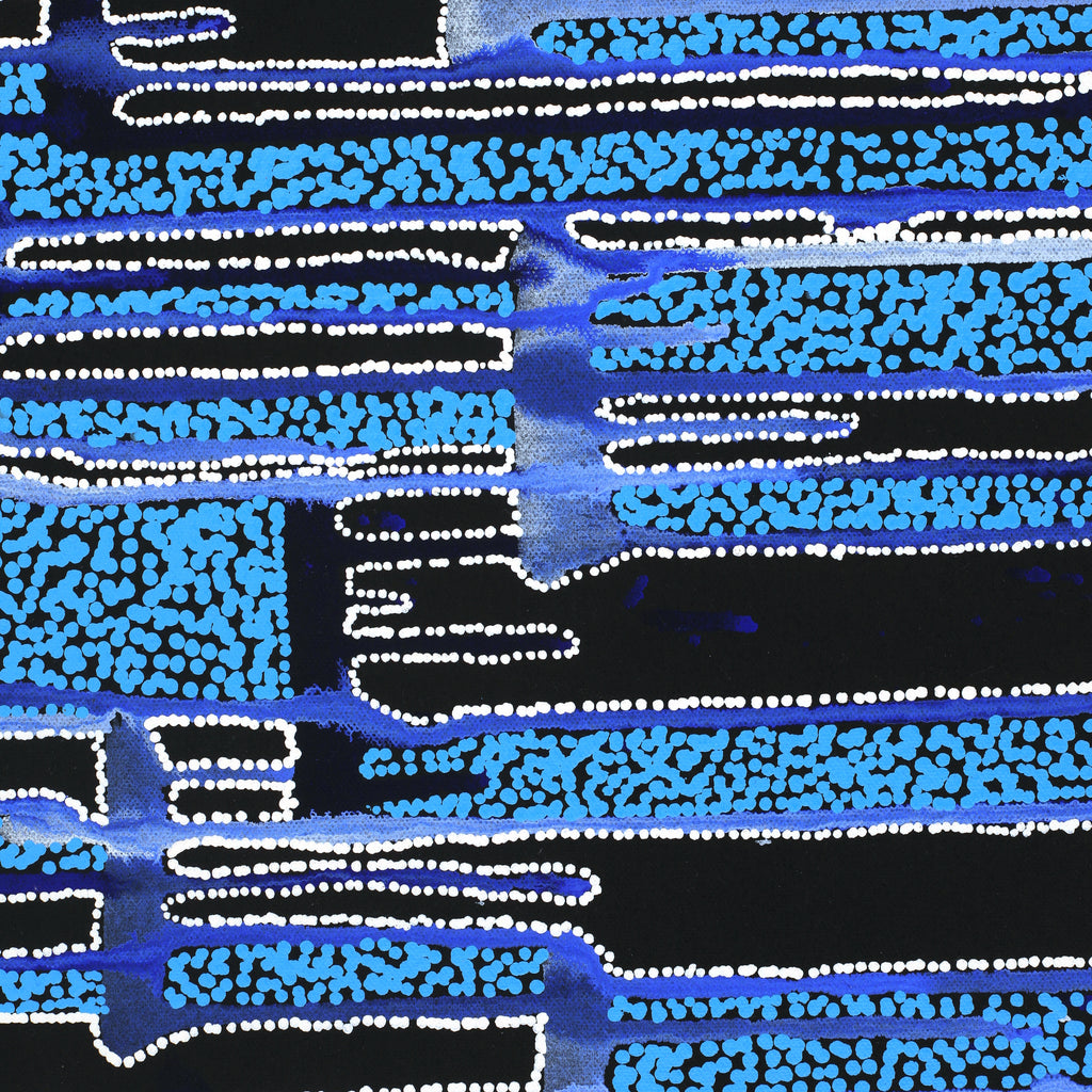 Aboriginal Artwork by Renae Nelson, Mamungari, 107x46cm