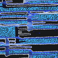 Aboriginal Artwork by Renae Nelson, Mamungari, 107x46cm