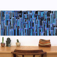 Aboriginal Artwork by Renae Nelson, Mamungari, 107x46cm