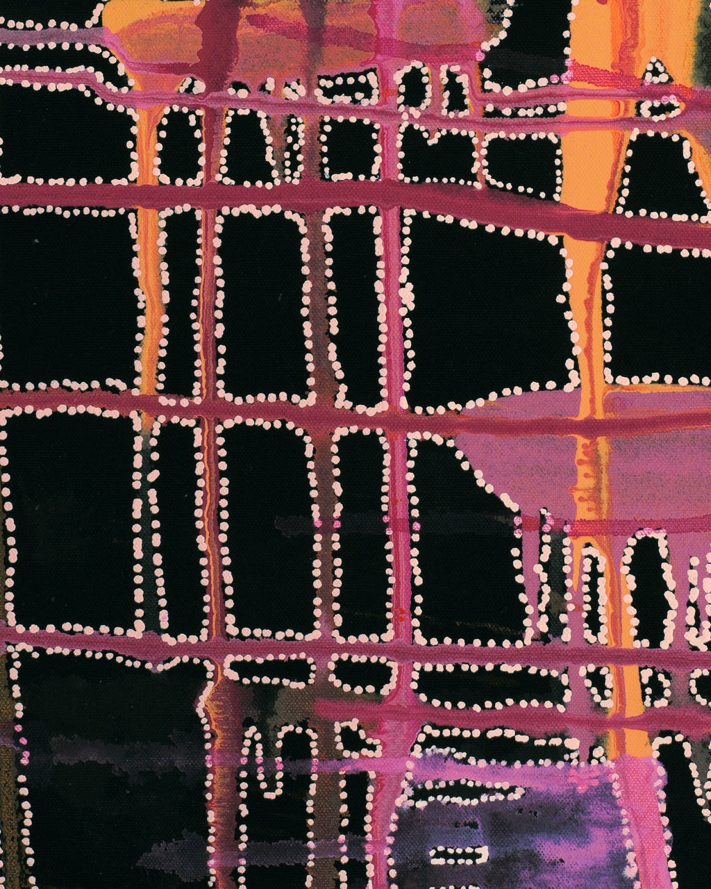 Aboriginal Artwork by Renae Nelson, Mamungari-nya, 148x122cm