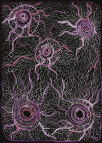 Aboriginal Artwork by Renae Nelson, Mamungari, 92x66cm
