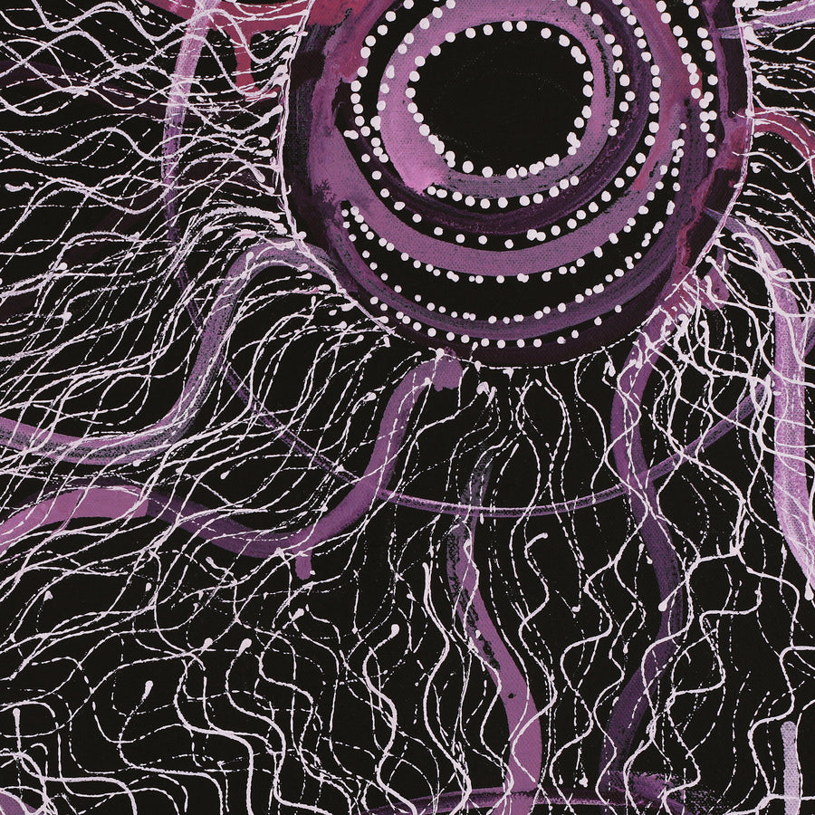 Aboriginal Artwork by Renae Nelson, Mamungari, 92x66cm