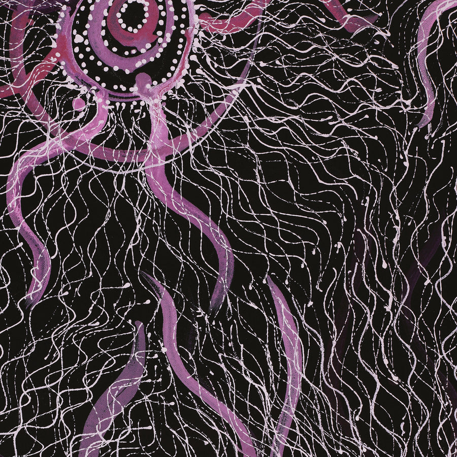Aboriginal Artwork by Renae Nelson, Mamungari, 92x66cm