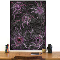 Aboriginal Artwork by Renae Nelson, Mamungari, 92x66cm