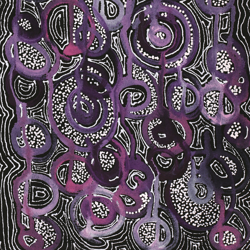 Aboriginal Artwork by Renae Nelson, Mamungari, 61x30cm