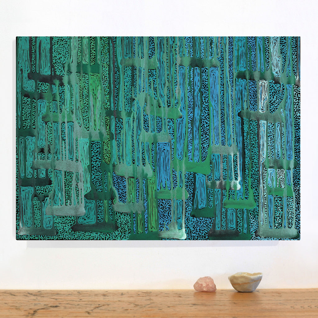 Aboriginal Artwork by Renae Nelson, Mamungari, 61x43cm