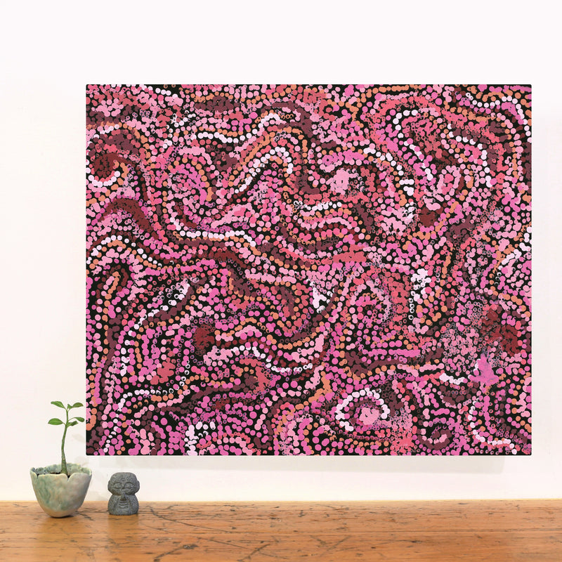 Aboriginal Artwork by Renae Nelson, Mamungari, 60x50cm