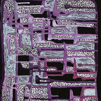 Aboriginal Artwork by Renae Nelson, Mamungari, 61x30cm