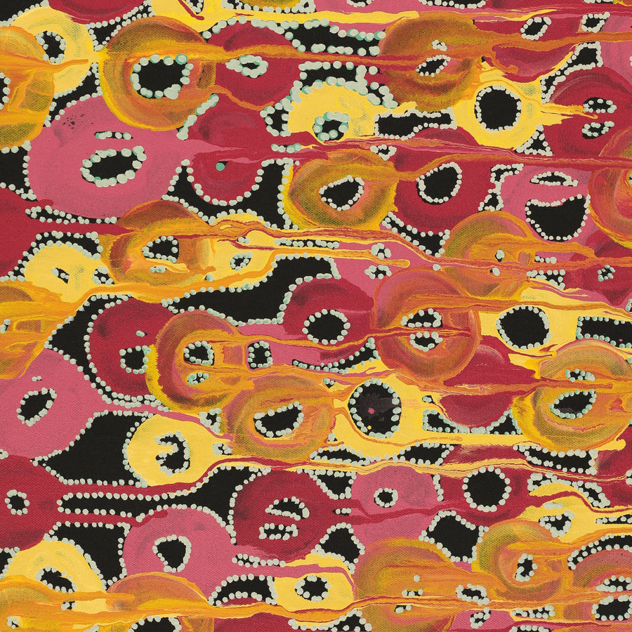 Aboriginal Artwork by Renae Nelson, Mamungari, 61x44cm