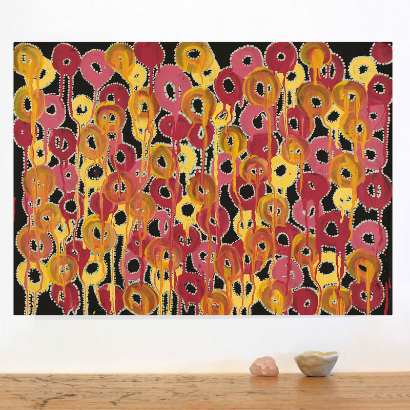 Aboriginal Artwork by Renae Nelson, Mamungari, 61x44cm