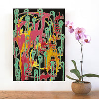 Aboriginal Artwork by Renae Nelson, Mamungari, 61x44cm