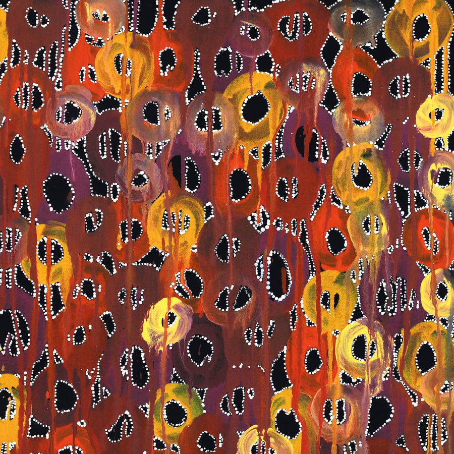 Aboriginal Artwork by Renae Nelson, Mamungari, 102x71cm