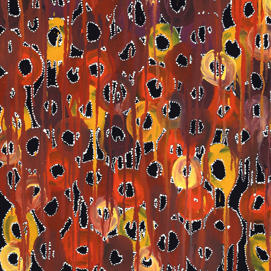 Aboriginal Artwork by Renae Nelson, Mamungari, 102x71cm