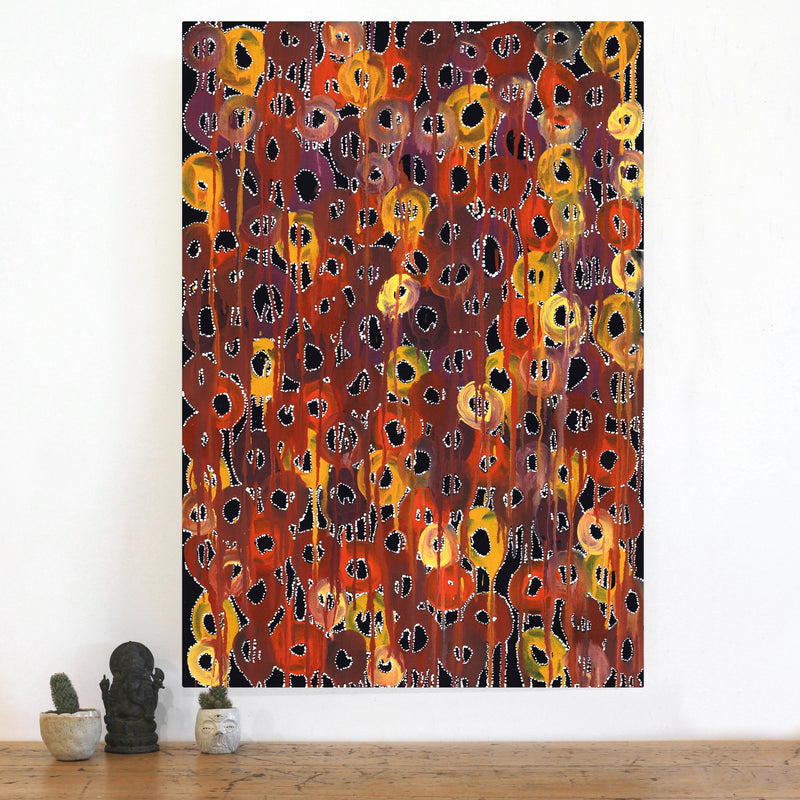 Aboriginal Artwork by Renae Nelson, Mamungari, 102x71cm