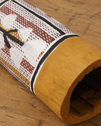 Aboriginal Artwork by Renelle Brian, Lorrkon (Hollow Log), 67cm