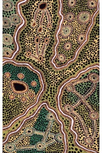 Aboriginal Artwork by Renita Stanley, Minyma Kutjara Wingellina, 120x76cm
