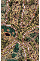 Aboriginal Art by Renita Stanley, Minyma Kutjara Wingellina, 120x76cm - ART ARK®