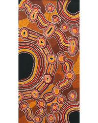 Aboriginal Artwork by Renita Stanley, Minyma Kutjara Tjukurpa, 122x60cm