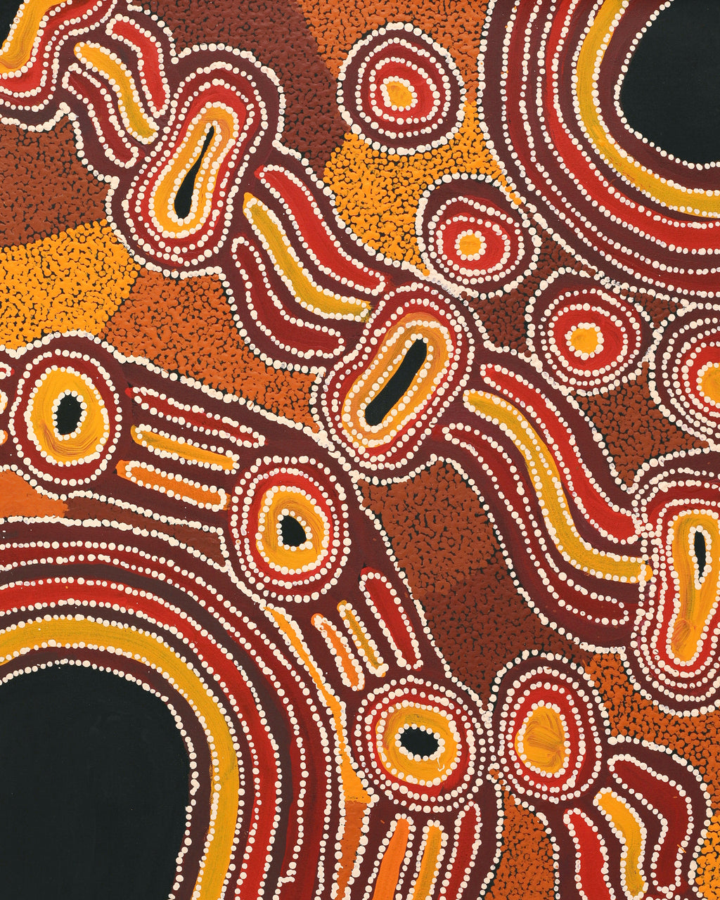 Aboriginal Artwork by Renita Stanley, Minyma Kutjara Tjukurpa, 122x60cm