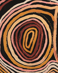 Aboriginal Artwork by Renita Stanley, Minyma Kutjara Wingellina, 150x120cm