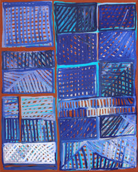 Aboriginal Artwork by Renita Stanley, Minyma Kutjara Wingellina, 150x120cm